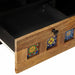 Cabinet TV natural 100 x 33,5 x 46 cm Lemn de mango solid - WALTI WALTI