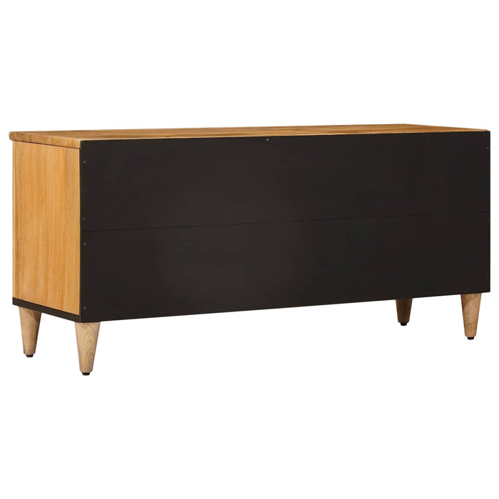Cabinet TV natural 100 x 33,5 x 46 cm Lemn de mango solid - WALTI WALTI