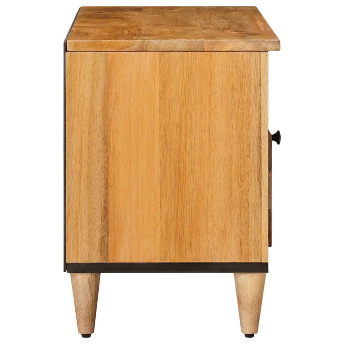 Cabinet TV natural 100 x 33,5 x 46 cm Lemn de mango solid - WALTI WALTI