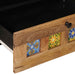 Cabinet TV cu raft natural 80 x 33 x 46 cm Lemn de mango solid - WALTI WALTI