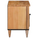 Cabinet TV cu raft natural 80 x 33 x 46 cm Lemn de mango solid - WALTI WALTI
