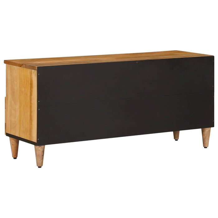 Cabinet TV natural 100 x 33,5 x 46 cm Lemn de mango solid - WALTI WALTI