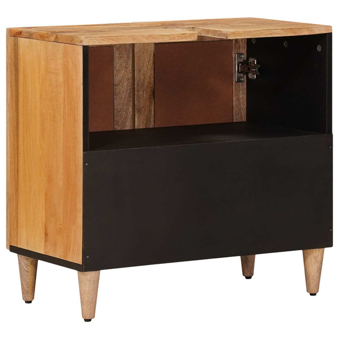 Dulap pentru Chiuveta de Baie cu ușă natural 62 x 33 x 58 cm - WALTI WALTI