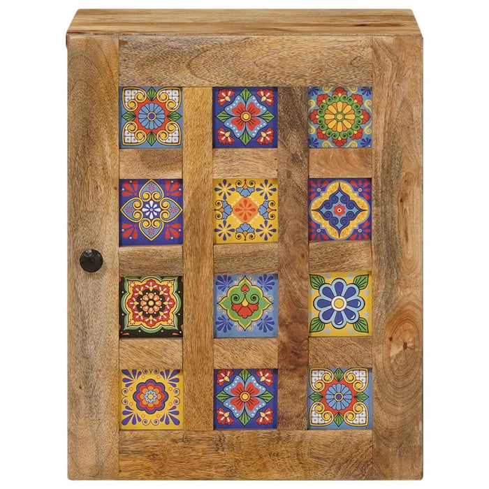 Dulap Suspendat pentru Baie cu ușă natural 38 x 33,5 x 48 cm - WALTI WALTI