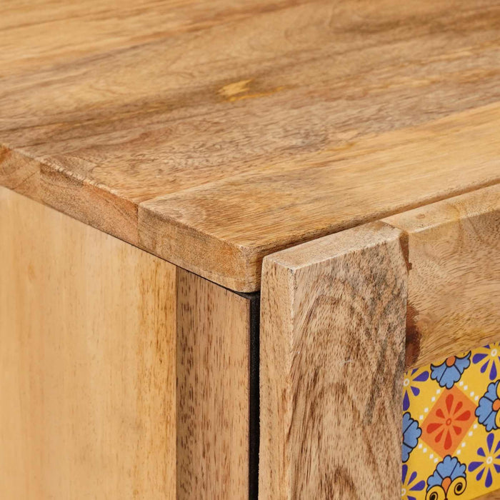 Dulap de Baie natural 38 x 33,5 x 58 cm Lemn de mango solid - WALTI WALTI