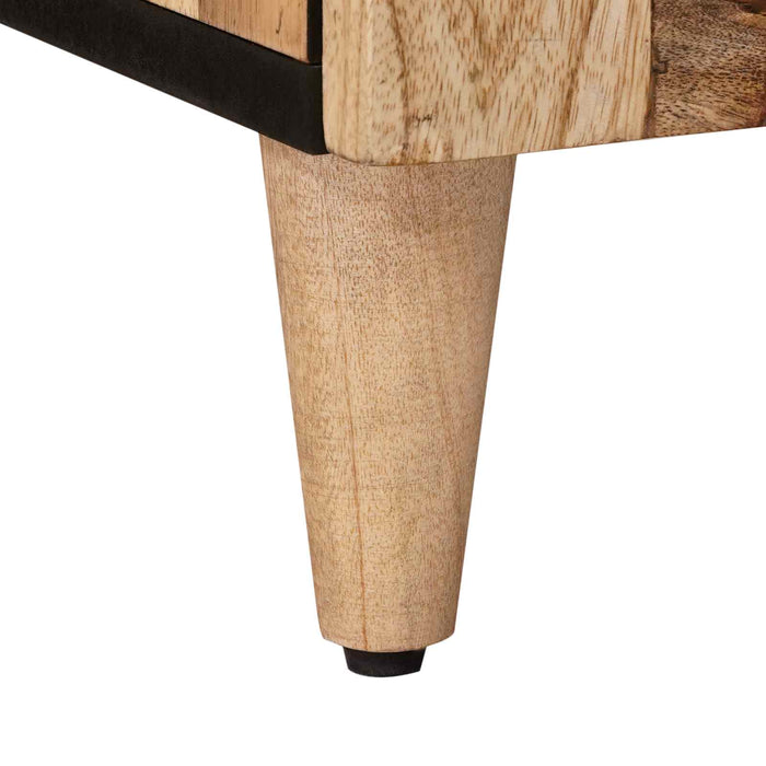 Dulap de Baie natural 38 x 33,5 x 58 cm Lemn de mango solid - WALTI WALTI