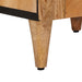 Dulap de Baie natural 38 x 33 x 160 cm Lemn de mango solid - WALTI WALTI
