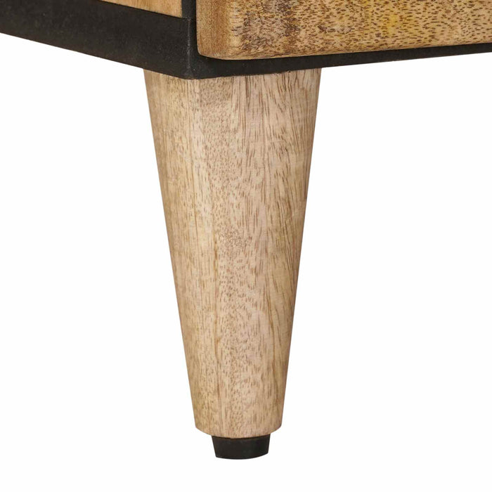 Bufet cu sertar natural 40 x 33,5 x 75 cm Lemn de mango solid - WALTI WALTI