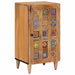 Bufet cu depozitare natural 40 x 33 x 75 cm Lemn de mango solid - WALTI WALTI