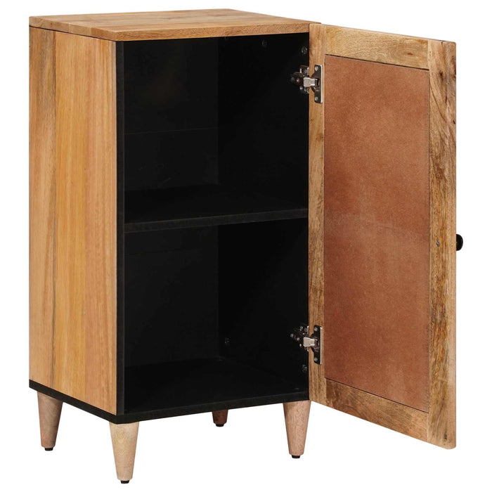 Bufet cu depozitare natural 40 x 33 x 75 cm Lemn de mango solid - WALTI WALTI