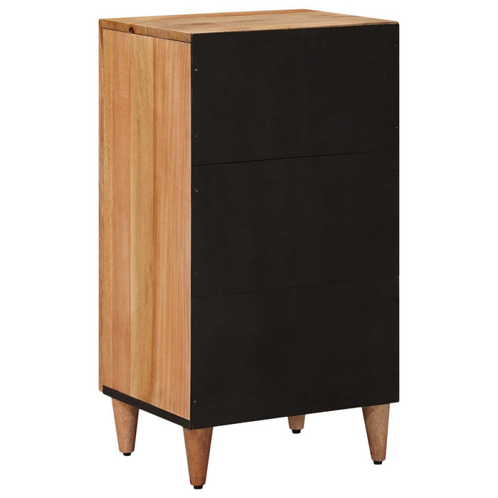 Bufet cu depozitare natural 40 x 33 x 75 cm Lemn de mango solid - WALTI WALTI