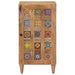 Bufet cu depozitare natural 40 x 33 x 75 cm Lemn de mango solid - WALTI WALTI