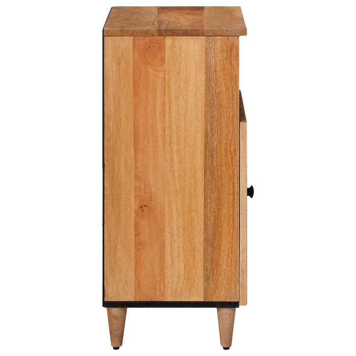 Bufet cu ușă natural 60 x 33,5 x 75 cm Lemn de mango solid - WALTI WALTI