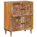 Bufet cu depozitare natural 60 x 33 x 75 cm Lemn de mango solid - WALTI WALTI