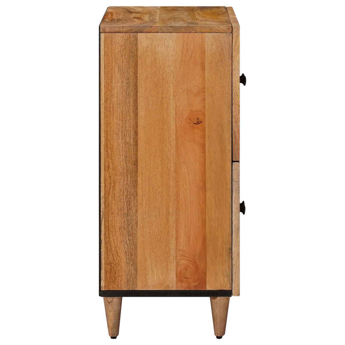 Bufet cu depozitare natural 60 x 33 x 75 cm Lemn de mango solid - WALTI WALTI