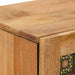 Bufet cu ușă natural 40 x 33 x 110 cm Lemn de mango solid - WALTI WALTI