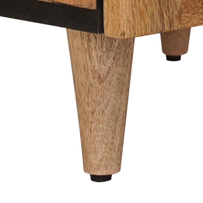 Bufet cu ușă natural 40 x 33 x 110 cm Lemn de mango solid - WALTI WALTI