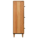Bufet cu ușă natural 40 x 33 x 110 cm Lemn de mango solid - WALTI WALTI