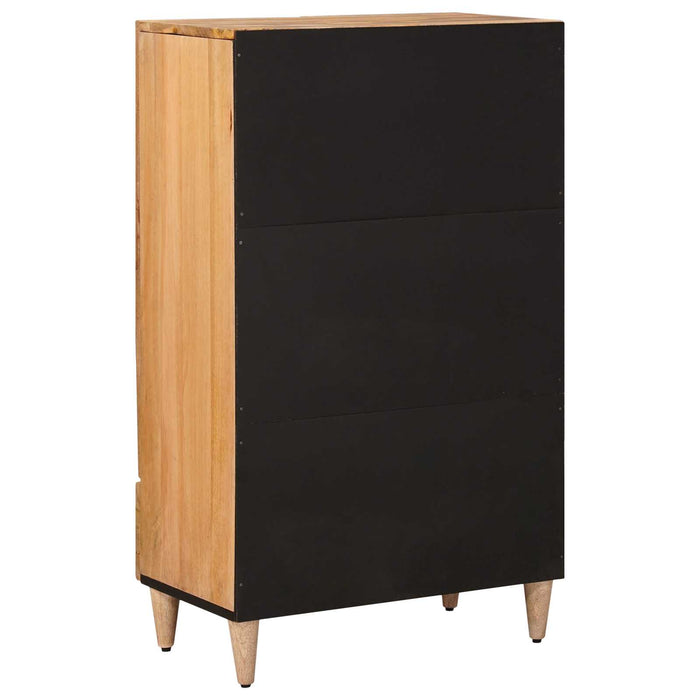 Bufet cu sertar natural 60 x 33,5 x 100 cm Lemn de mango solid - WALTI WALTI