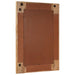 Oglindă pentru baie natural 50 x 70 x 3 cm Lemn de mango solid - WALTI WALTI