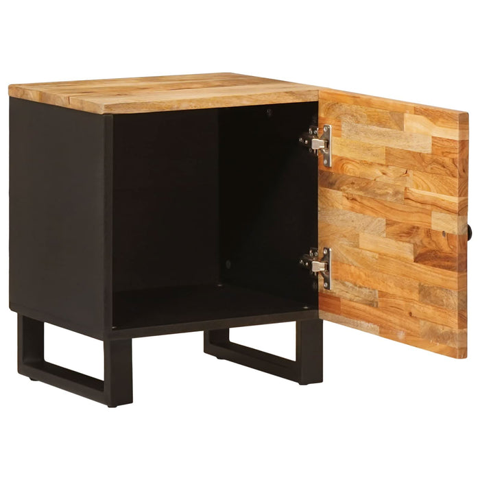 Dulap de noapte 2 pcs Maro 40 x 33 x 46 cm Lemn de mango solid - WALTI WALTI