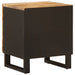 Dulap de noapte 2 pcs Maro 40 x 33 x 46 cm Lemn de mango solid - WALTI WALTI