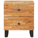 Dulap de noapte Maro 40 x 33 x 46 cm Lemn de mango solid - WALTI WALTI