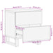 Dulap de noapte Maro 40 x 33 x 46 cm Lemn de mango solid - WALTI WALTI