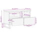 Cabinet TV Maro 70 x 33 x 46 cm Lemn de mango solid - WALTI WALTI