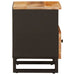 Dulap pentru pat 2 pcs Maro 40 x 33 x 46 cm Lemn de mango solid - WALTI WALTI