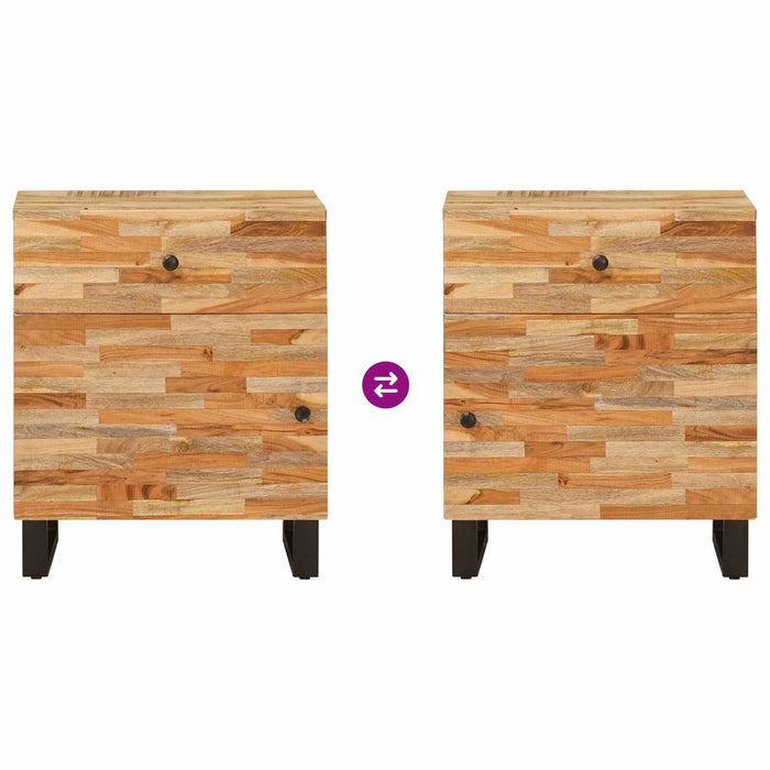 Dulap pentru pat Maro 50 x 33 x 60 cm Lemn de mango solid - WALTI WALTI