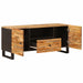 Cabinet TV cu raft Maro 105 x 33 x 46 cm Lemn de mango solid - WALTI WALTI