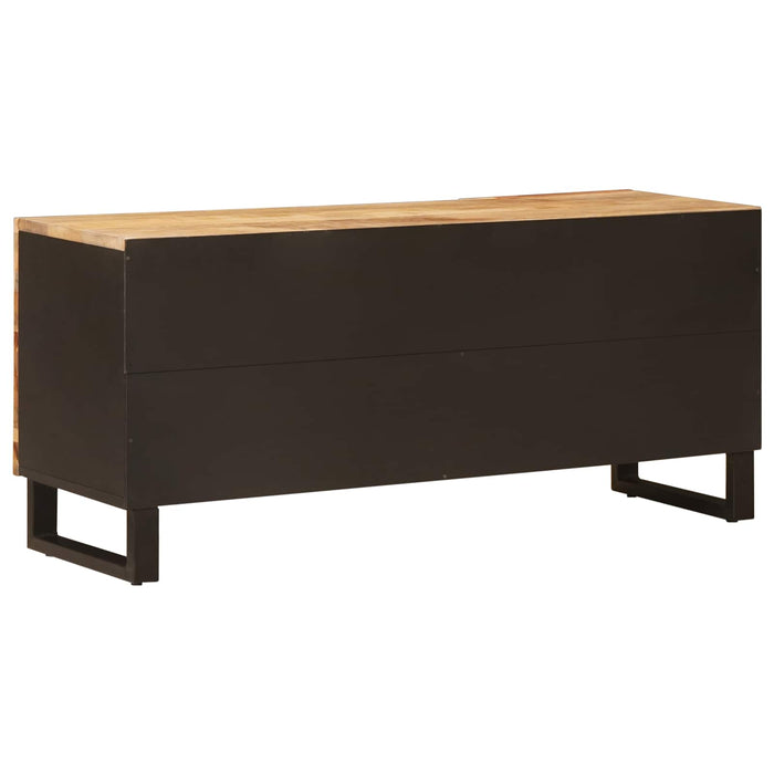Cabinet TV cu raft Maro 105 x 33 x 46 cm Lemn de mango solid - WALTI WALTI