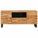 Cabinet TV cu raft Maro 105 x 33 x 46 cm Lemn de mango solid - WALTI WALTI