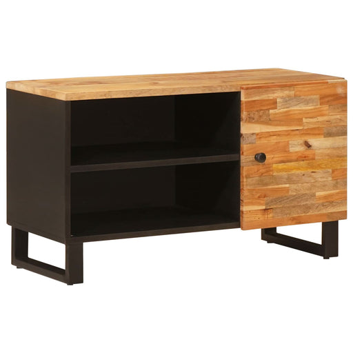 Cabinet TV cu raft Maro 80 x 33 x 46 cm Lemn de mango solid - WALTI WALTI