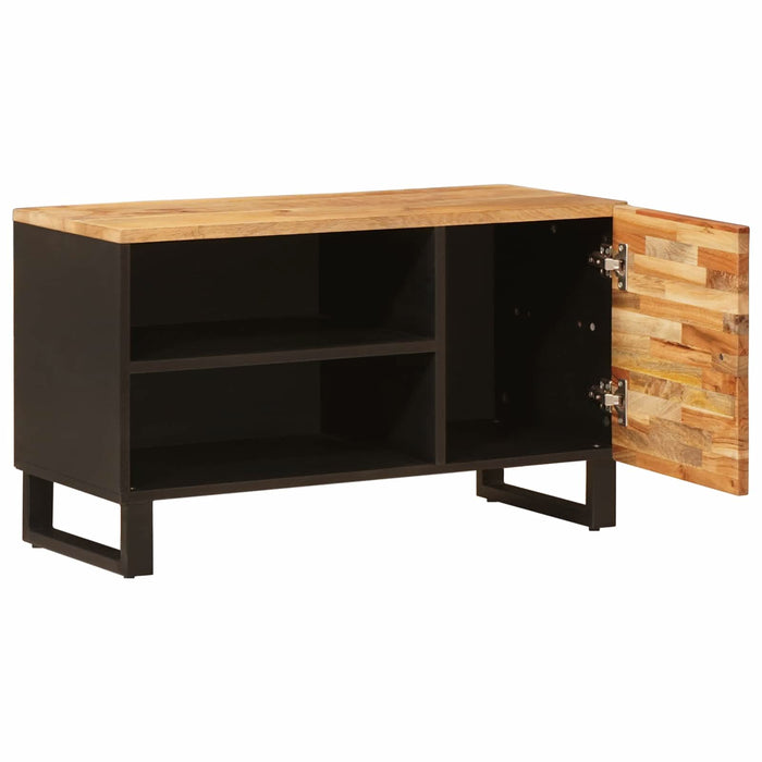 Cabinet TV cu raft Maro 80 x 33 x 46 cm Lemn de mango solid - WALTI WALTI
