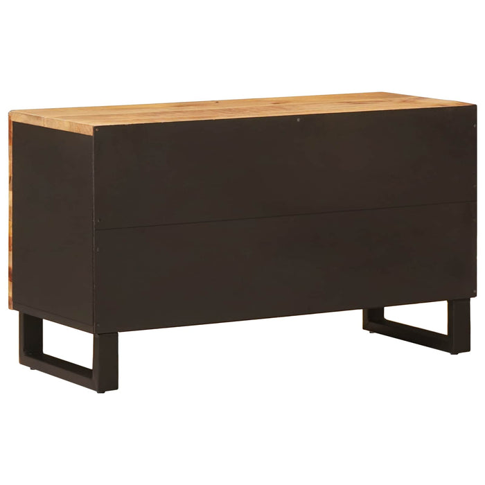Cabinet TV cu raft Maro 80 x 33 x 46 cm Lemn de mango solid - WALTI WALTI