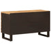 Cabinet TV cu raft Maro 80 x 33 x 46 cm Lemn de mango solid - WALTI WALTI