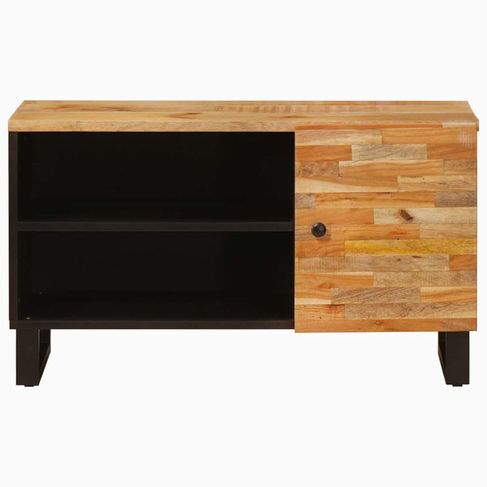 Cabinet TV cu raft Maro 80 x 33 x 46 cm Lemn de mango solid - WALTI WALTI