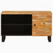 Cabinet TV cu raft Maro 80 x 33 x 46 cm Lemn de mango solid - WALTI WALTI