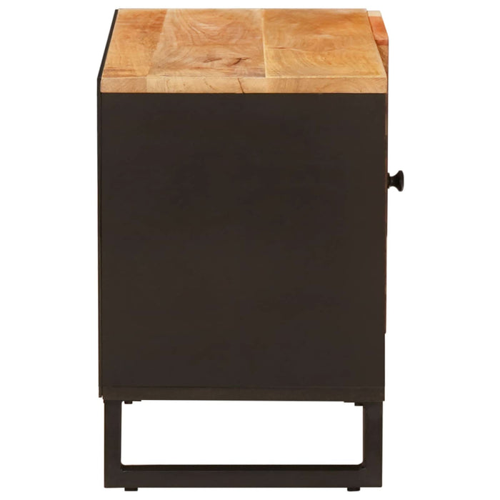 Cabinet TV cu raft Maro 80 x 33 x 46 cm Lemn de mango solid - WALTI WALTI