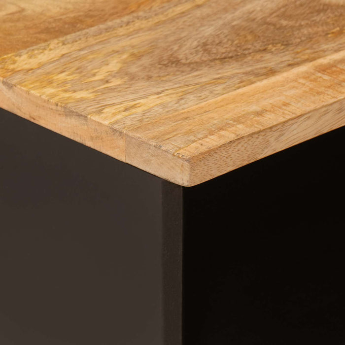 Cabinet TV cu sertar Maro 100 x 33 x 46 cm Lemn de mango solid - WALTI WALTI