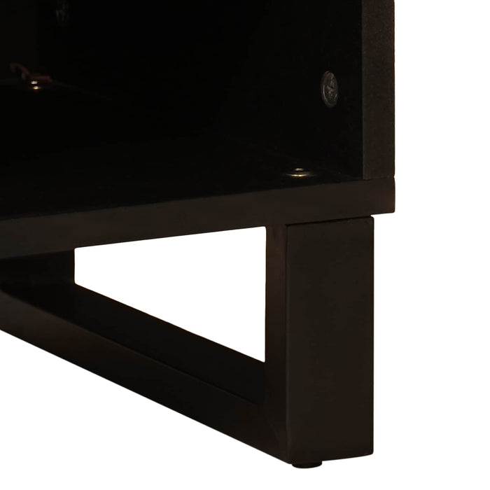 Cabinet TV cu sertar Maro 100 x 33 x 46 cm Lemn de mango solid - WALTI WALTI