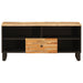Cabinet TV cu sertar Maro 100 x 33 x 46 cm Lemn de mango solid - WALTI WALTI