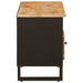 Cabinet TV cu sertar Maro 100 x 33 x 46 cm Lemn de mango solid - WALTI WALTI