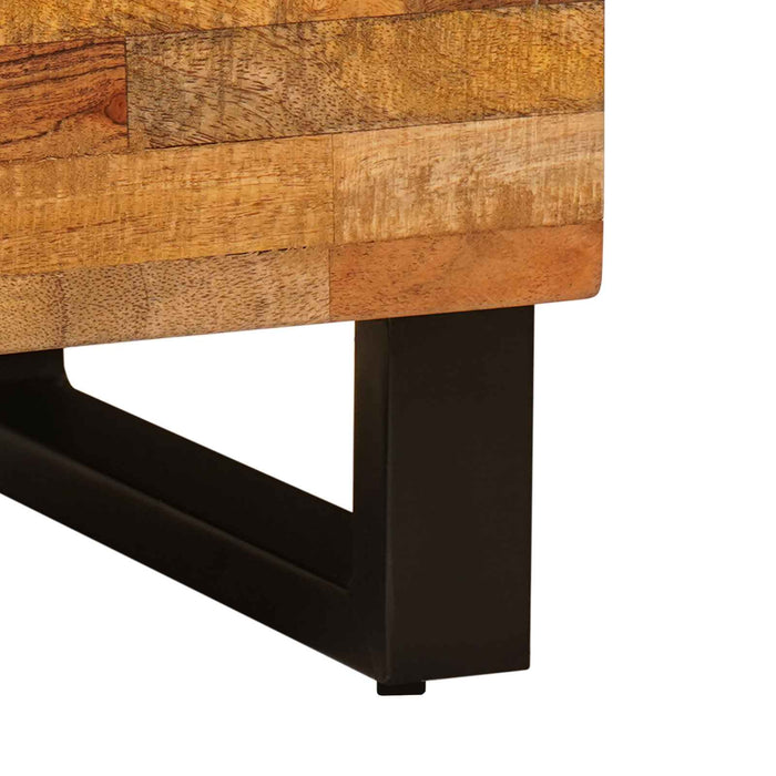 Cabinet TV cu sertar Maro 80 x 33 x 46 cm Lemn de mango solid - WALTI WALTI