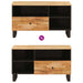 Cabinet TV cu sertar Maro 80 x 33 x 46 cm Lemn de mango solid - WALTI WALTI