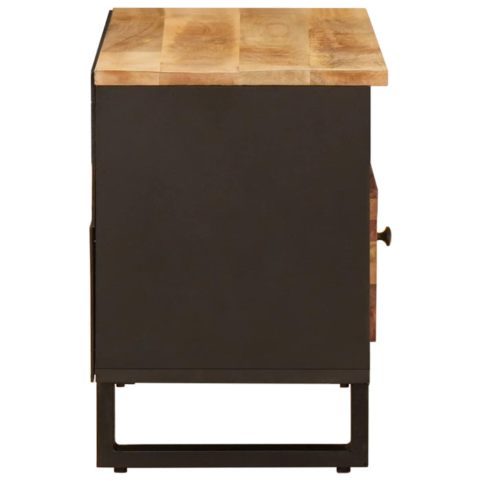 Cabinet TV cu sertar Maro 80 x 33 x 46 cm Lemn de mango solid - WALTI WALTI