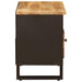 Cabinet TV cu sertar Maro 80 x 33 x 46 cm Lemn de mango solid - WALTI WALTI