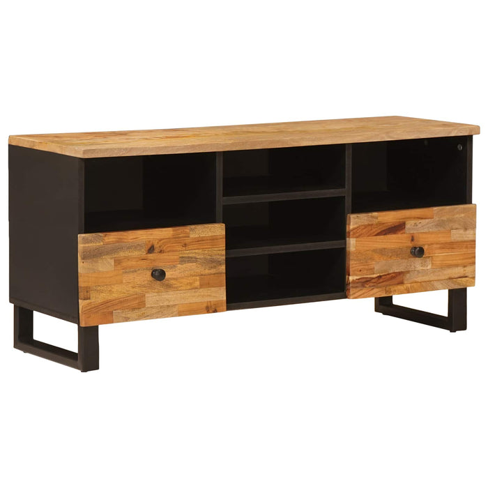 Cabinet TV Corona Maro 100 x 33 x 46 cm Lemn de mango solid - WALTI WALTI
